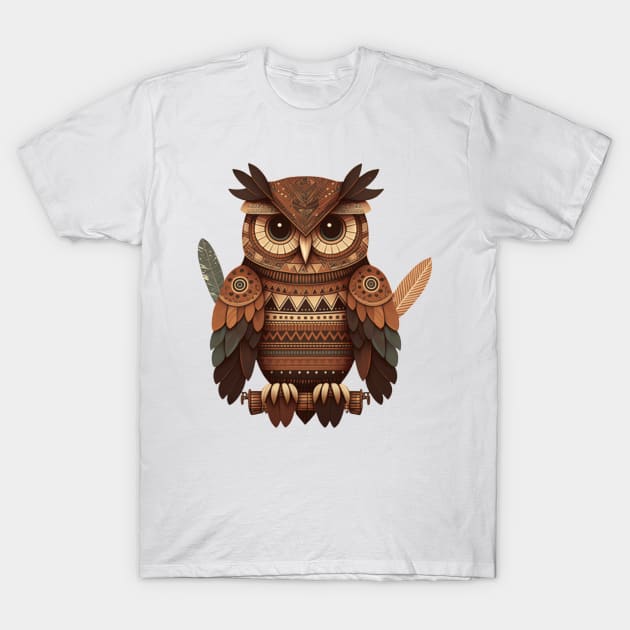 Sacred Owl T-Shirt by TheArtfulAllie